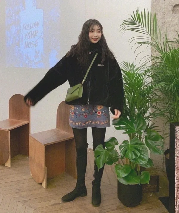 小个子女生的甜美复古色彩感穿搭合集