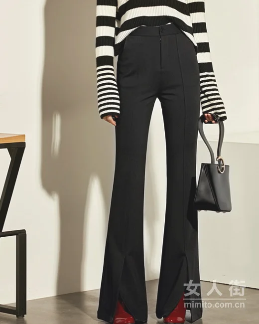 女人潮流裤子穿搭，秒变时髦大长腿