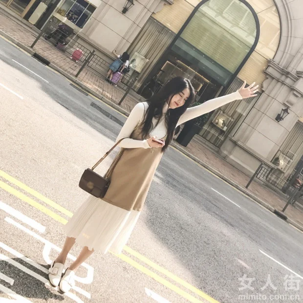 连衣裙选得好，一个冬天都不用穿长裤