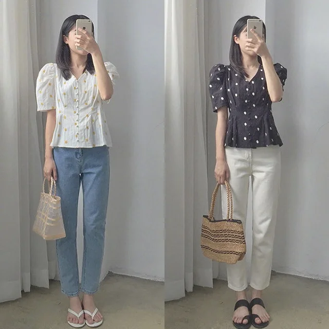 简单柔美夏日女生穿搭,18套休闲气质搭配集