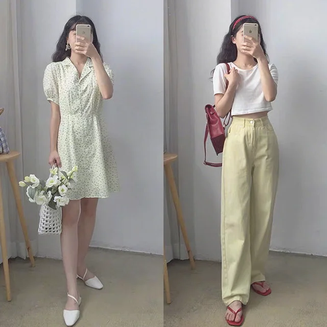 简单柔美夏日女生穿搭,18套休闲气质搭配集