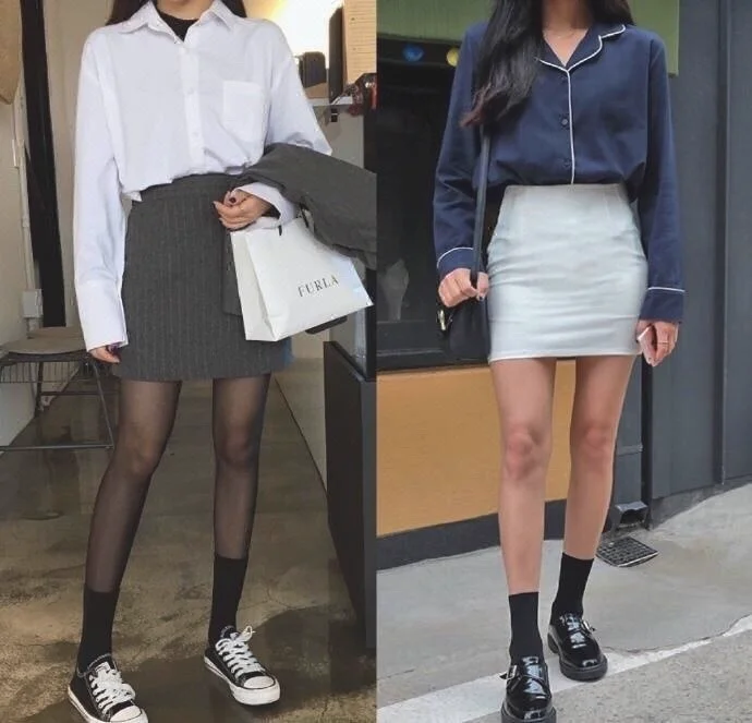 2019春季女生衬衫搭配图片大全