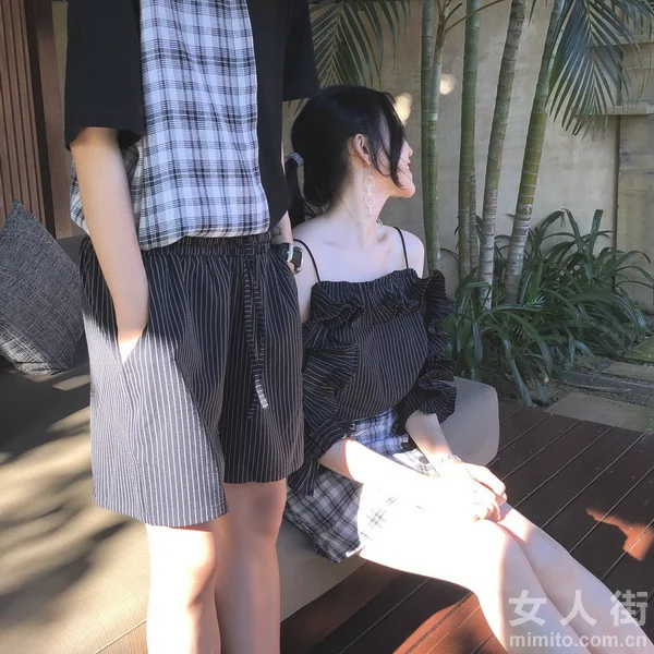 今夏情侣装正流行，来和男友秀恩爱