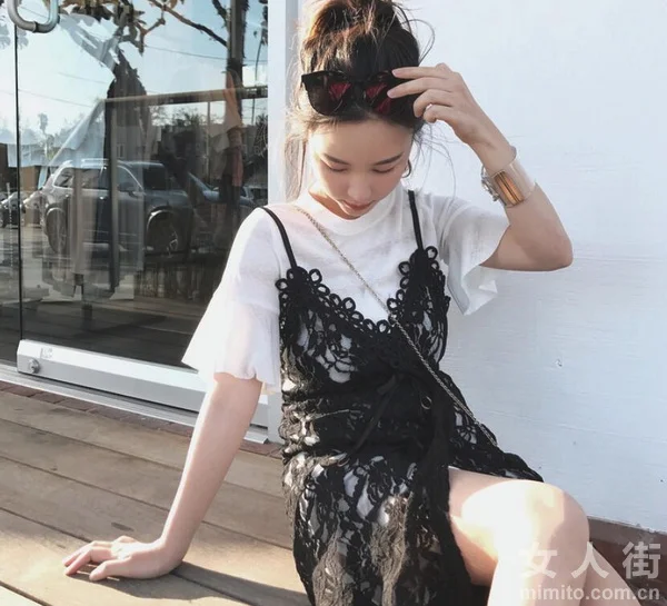 夏日经典搭配，爱穿黑白配的小仙女