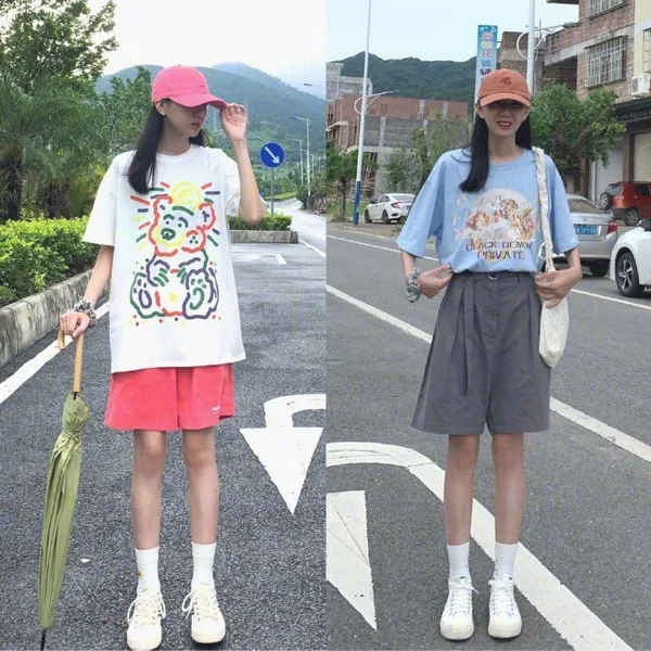 18套超实用的夏日女生休闲穿搭分享