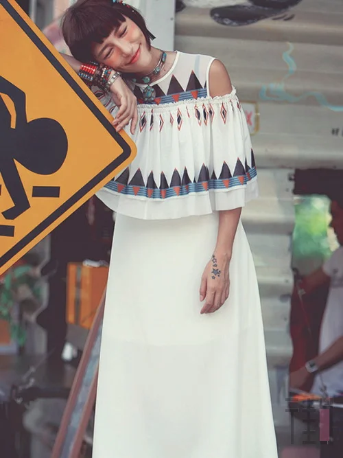 如何穿出甜美轻熟风,荷叶边元素穿搭