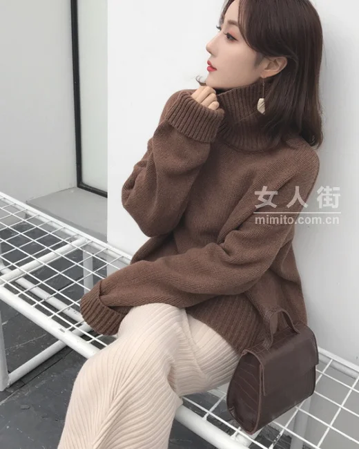 针织配短靴,简直时髦到“香菇”!