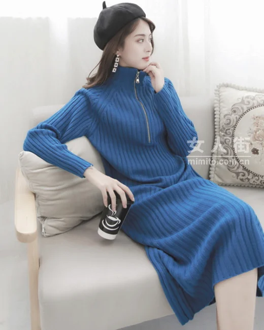 针织配短靴,简直时髦到“香菇”!