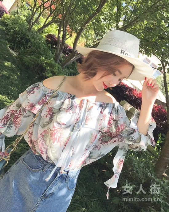 超仙气质雪纺搭配，美女都这么穿