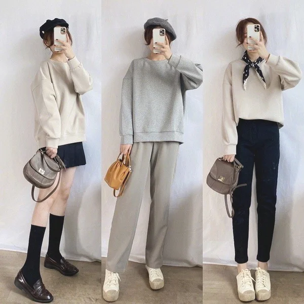 温柔气质小姐姐的27套初秋日常通勤穿搭