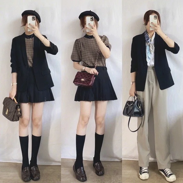 温柔气质小姐姐的27套初秋日常通勤穿搭