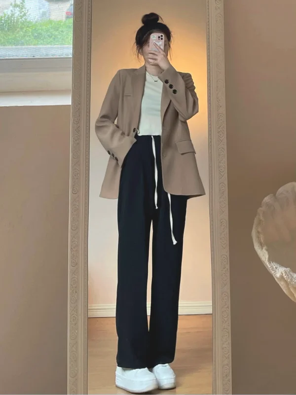 158小个子女生！巨好看的西装风衣外套穿搭合集