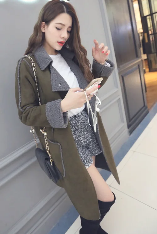 像女明星一样穿！长款呢子大衣示范