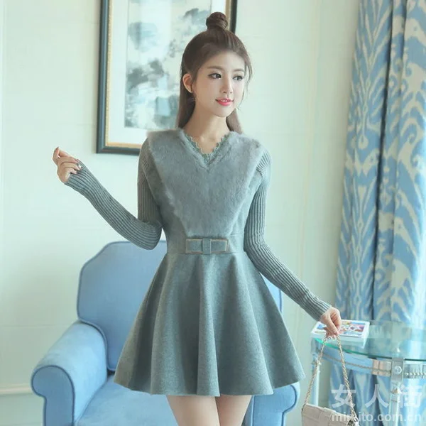 漂亮的连衣裙一年四季都不会埋没