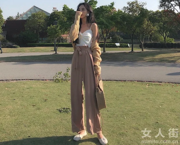 Chic风阔腿裤搭配示范，给你满格高级感