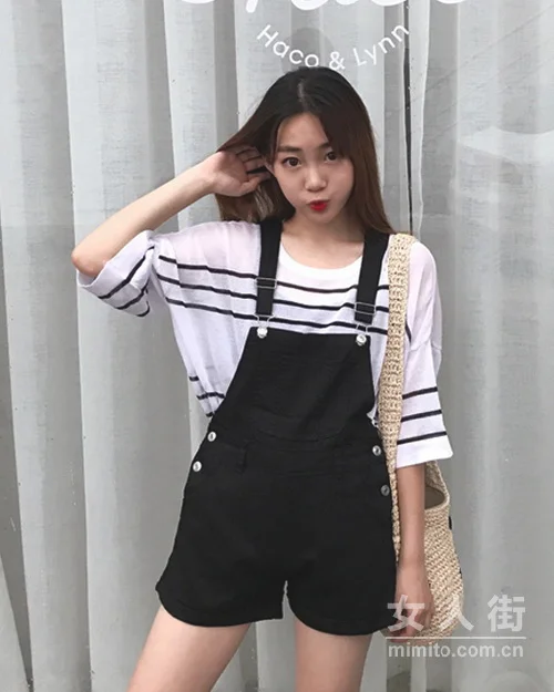 百搭？减龄？你需要的一定是这条背带短裤！