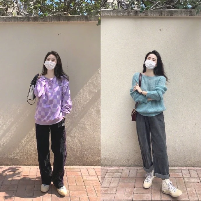 一组适合酷女孩的秋冬穿搭示范分享