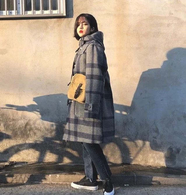 适合帅气酷女孩的冬季日常穿搭