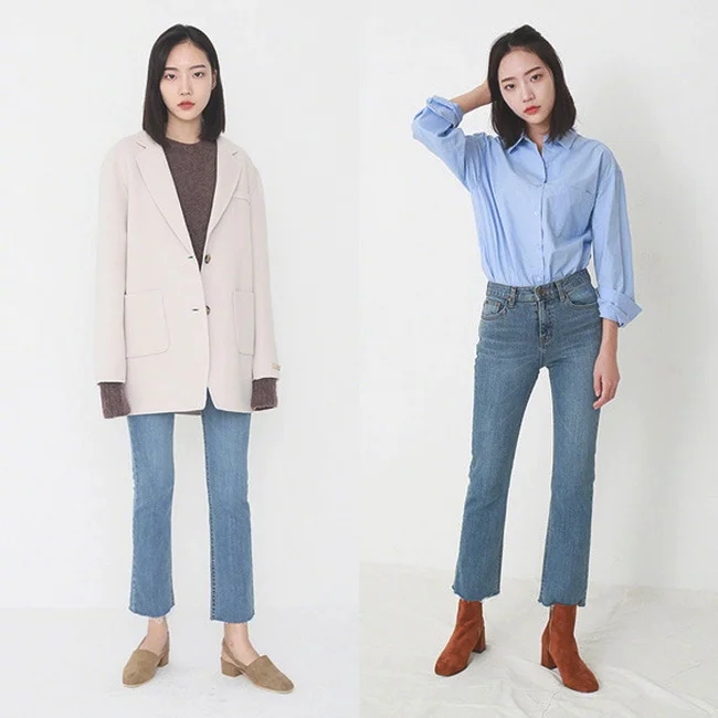 春季视觉显高搭配，18套上班族女人穿搭