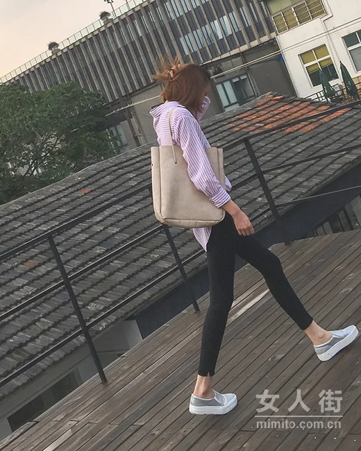 懒癌重度女生，一条打底裤足够过冬