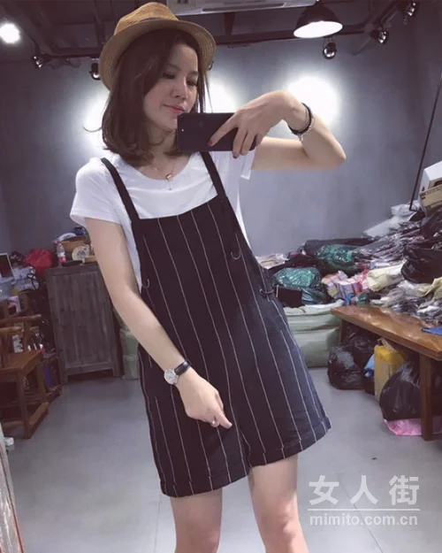百搭？减龄？你需要的一定是这条背带短裤！