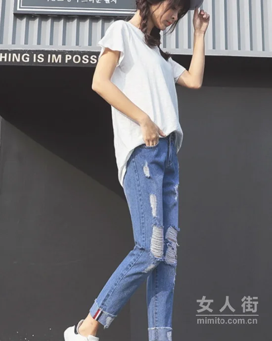 牛仔裤的百搭穿法，让夏日酷感升级