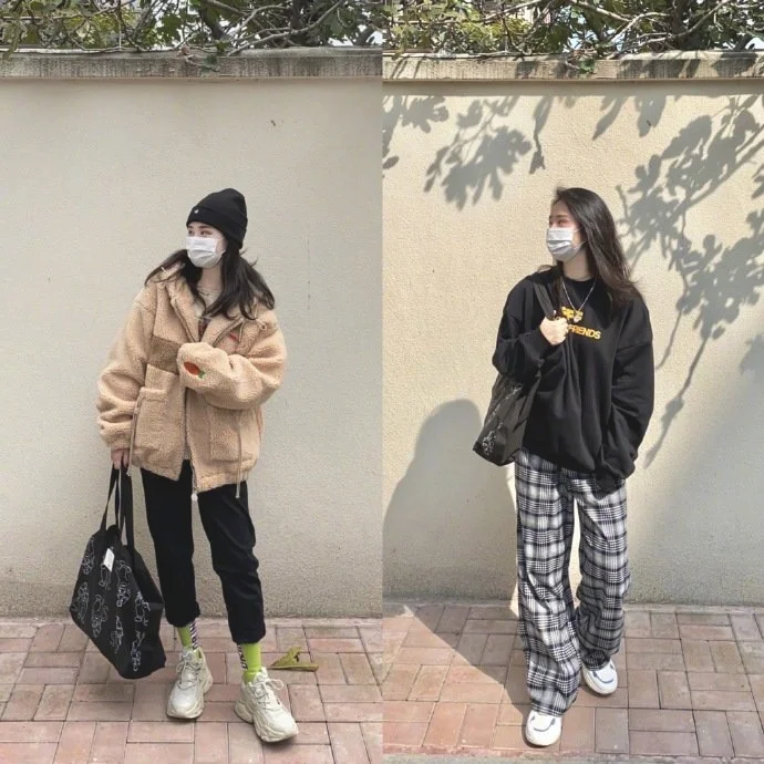 一组适合酷女孩的秋冬穿搭示范分享