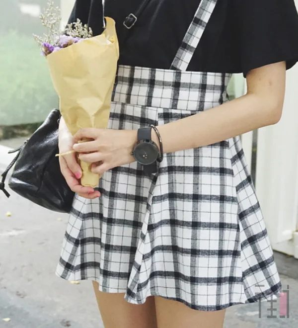 夏天的流行趋势，格子裙穿搭参考