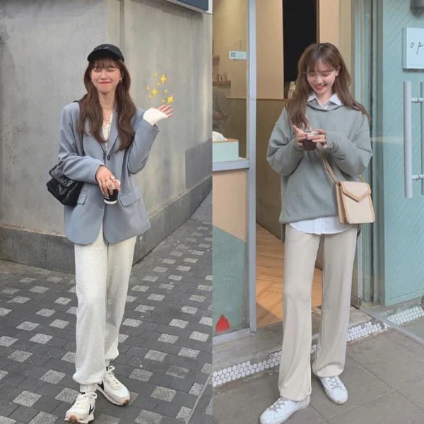 00后美少女可盐可甜的秋冬日常穿搭