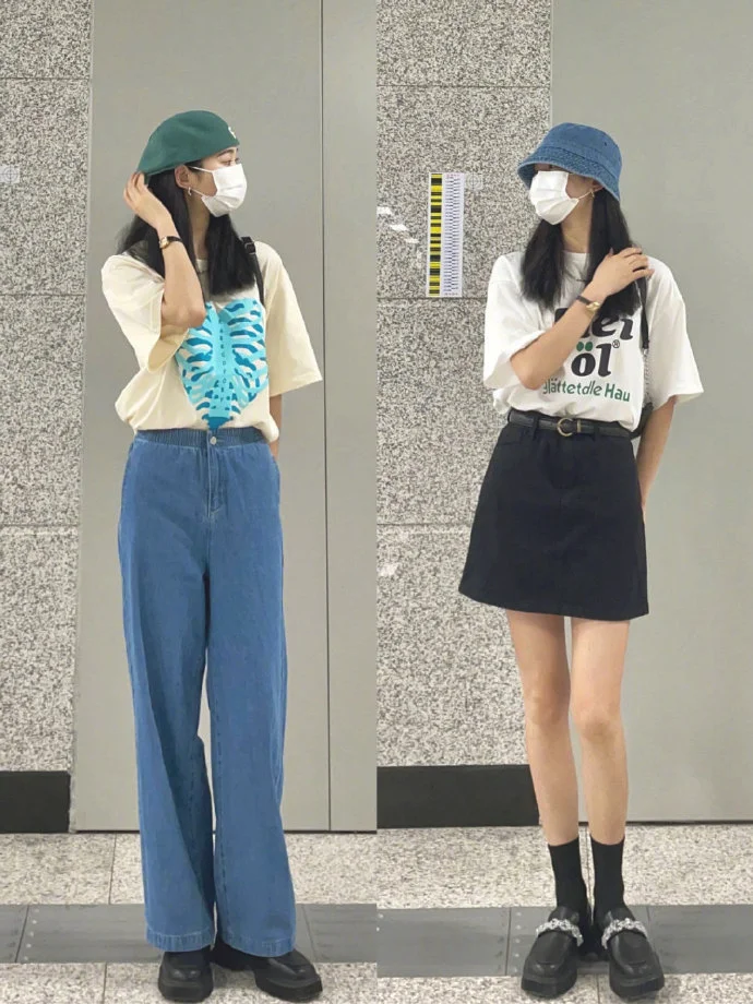简单实用的夏日基础款穿搭Look