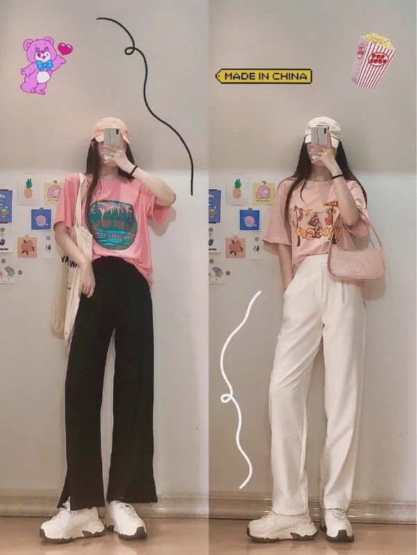 盐系女孩夏日简约清甜穿搭示范