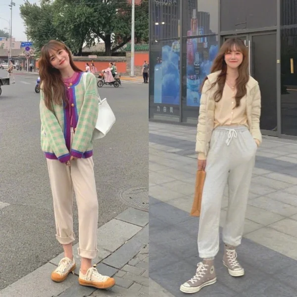 00后美少女可盐可甜的秋冬日常穿搭