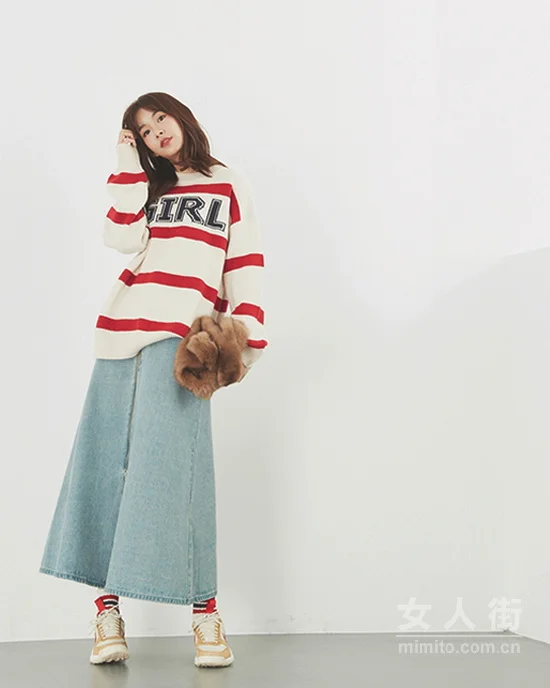 牛仔控女生春季的正确穿搭示范