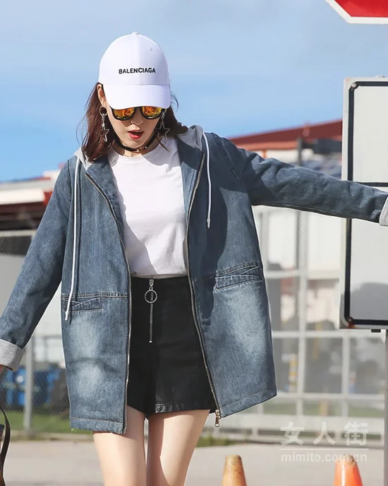 牛仔控女生春季的正确穿搭示范