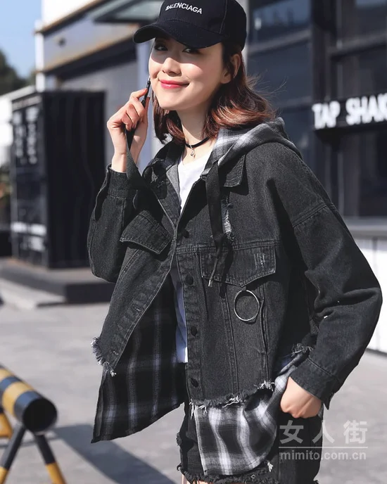 牛仔控女生春季的正确穿搭示范