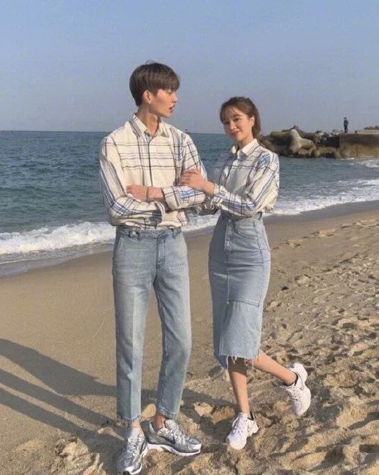 同色系简约款情侣装搭配Couple Look