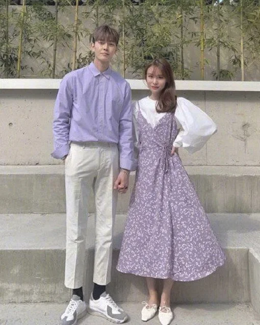 同色系简约款情侣装搭配Couple Look