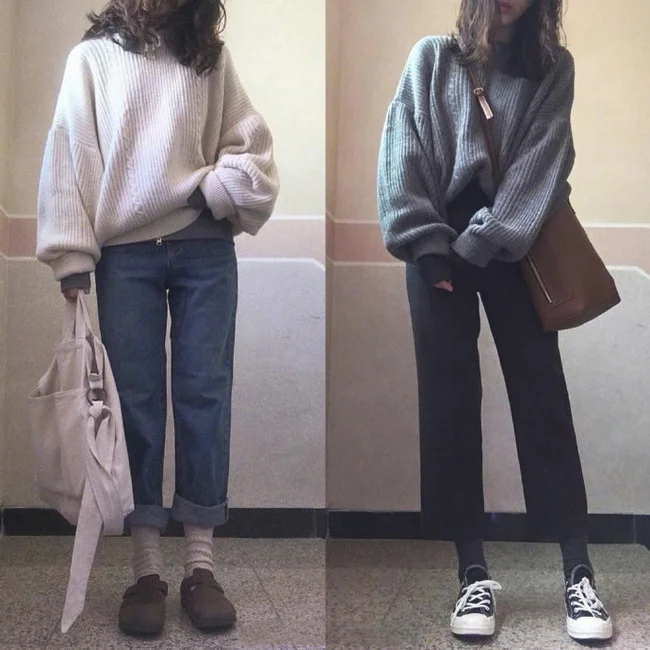 适合学生党的保暖叠穿参考,减龄效果max