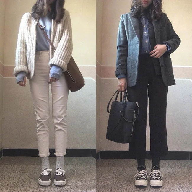 适合学生党的保暖叠穿参考,减龄效果max