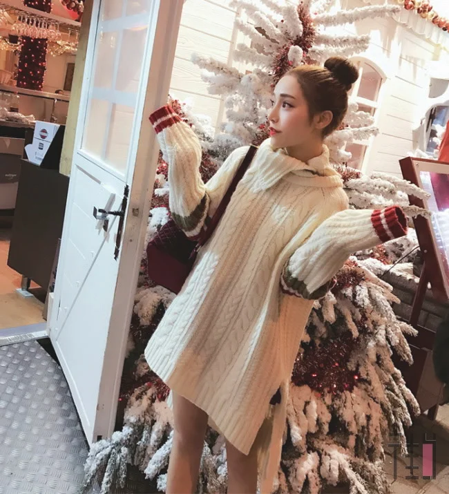 秋季毛衣搭配示范,做最美的自己