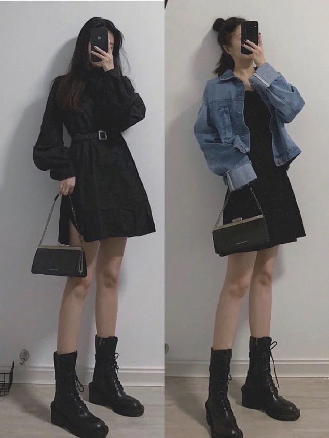 18套适合酷女孩的早秋日常穿搭