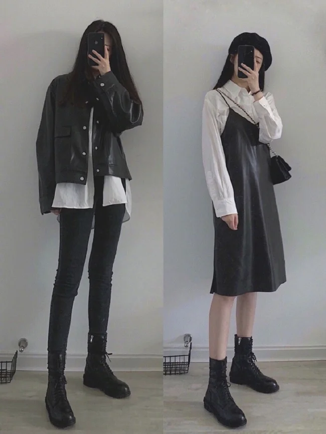 18套适合酷女孩的早秋日常穿搭