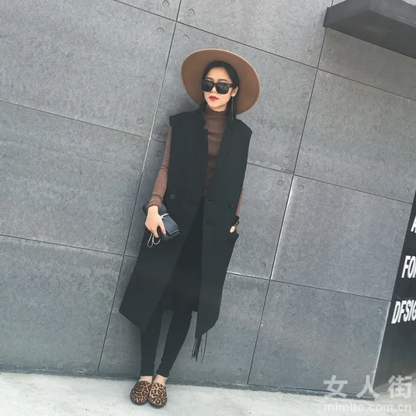 穿上百搭的马甲，做个时髦帅气girl