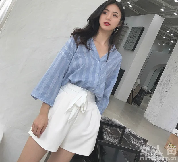 高腰加持,让短裤穿出逆天大长腿