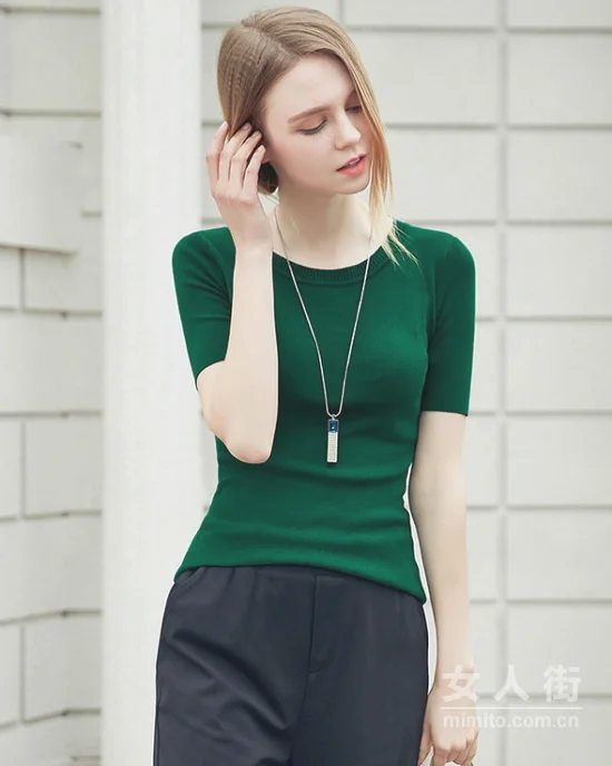 8月啦，看针织衫演绎不一样的夏日时尚