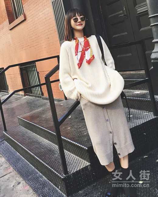大衣里面这么搭，立冬美得不像话