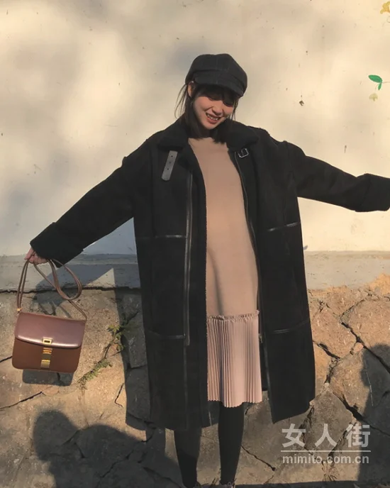 只要你会搭配，过年一件棉服就足够