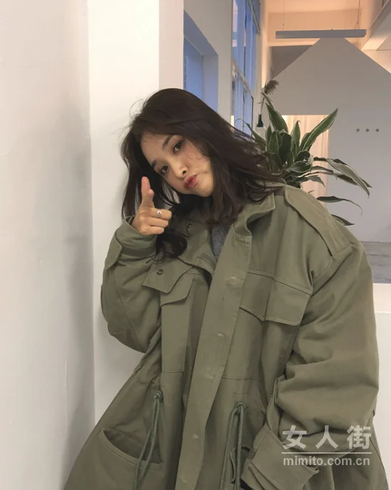 只要你会搭配，过年一件棉服就足够