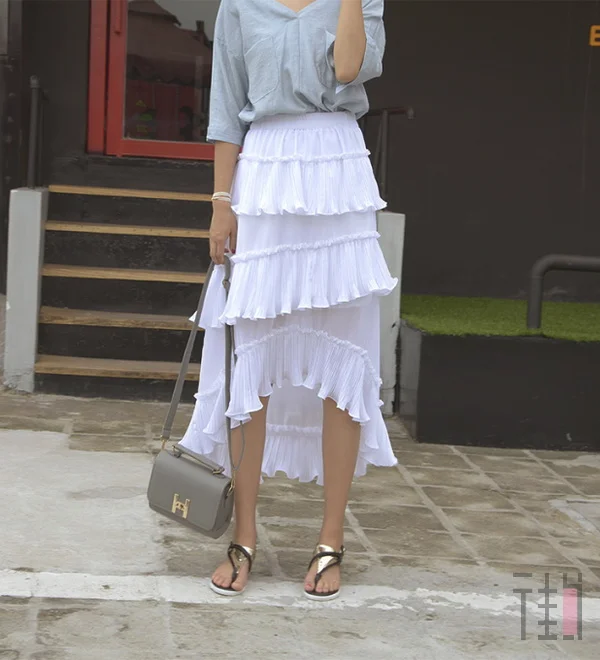 做甜美的公主，今夏就靠A字蛋糕裙