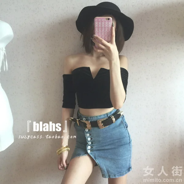 夏天也要黑白配，酷黑少女的夏日穿搭